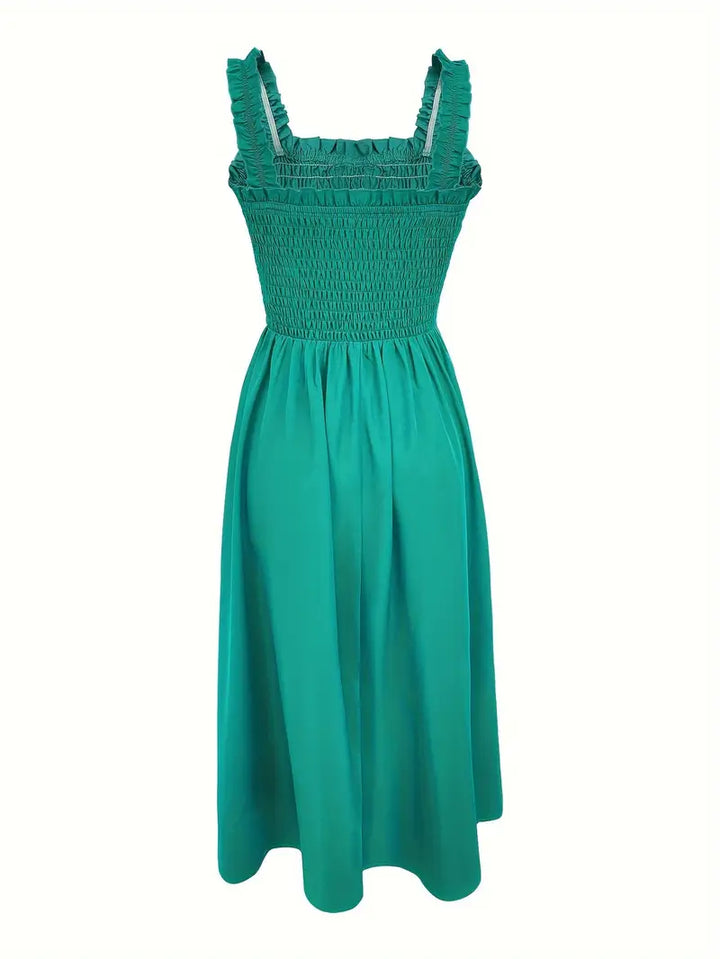 Elsa™ - Shirred A-Line Maxi Dress