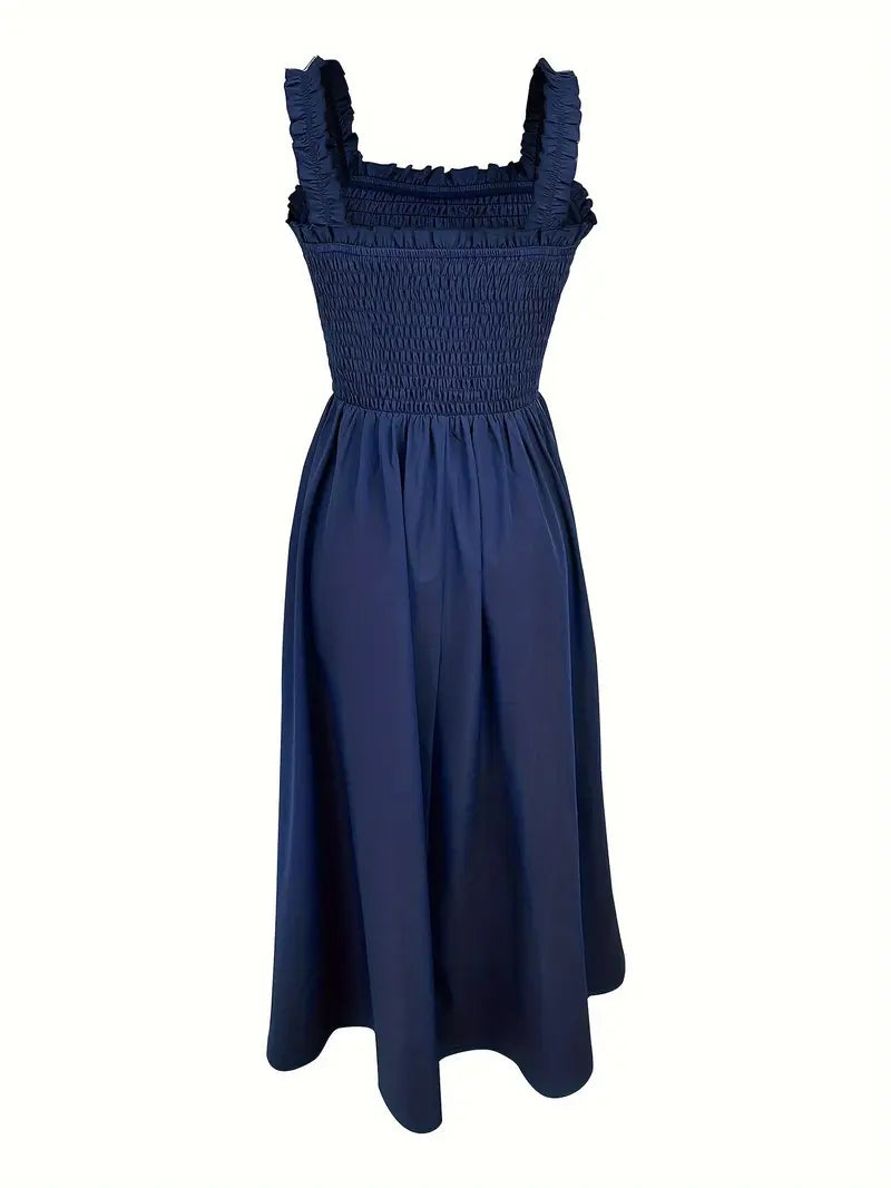 Elsa™ - Shirred A-Line Maxi Dress