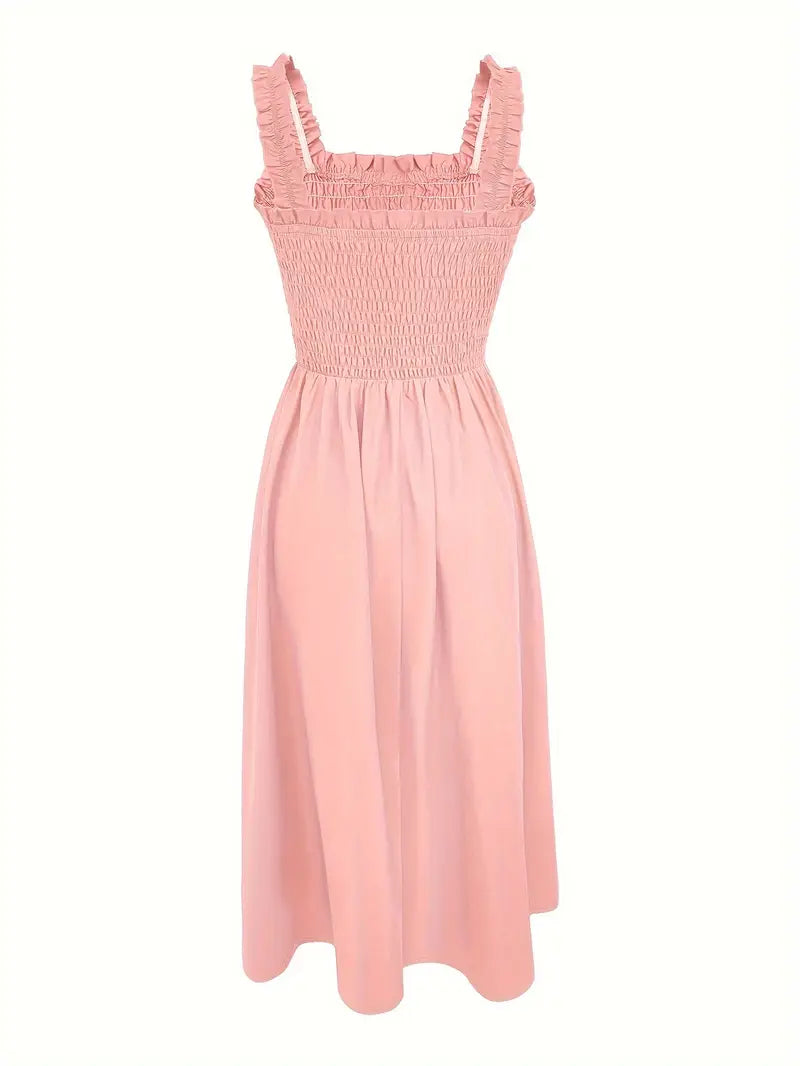 Elsa™ - Shirred A-Line Maxi Dress