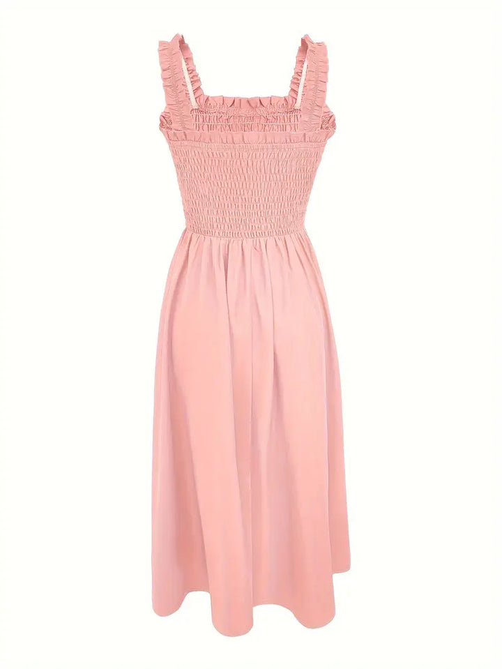 Elsa™ - Shirred A-Line Maxi Dress