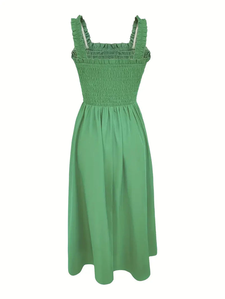 Elsa™ - Shirred A-Line Maxi Dress